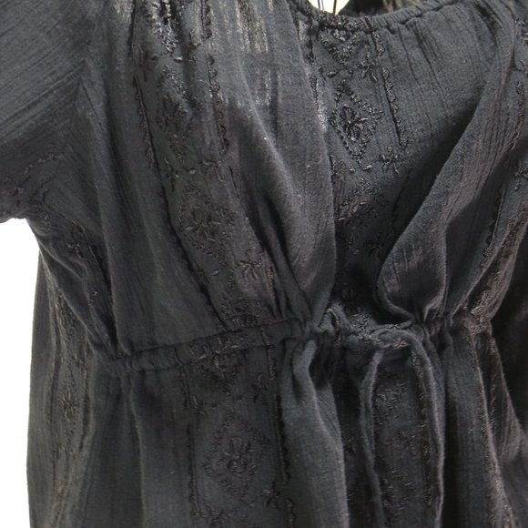 BILLBASS JEANS Black Accent Stitching Adjustable Wrists Front Long Sleev… - Picture 15 of 15